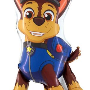 Ballonheld Folienballon Paw Patrol Chase ca. 80cm Heliumgeeignet Lange Schwebezeit Kinderballons