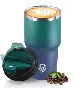 HoneyHolly Thermobecher 600 ml Auslaufsicher Doppelwandig Edelstahl