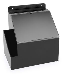 SUMTree Spendenbox aus Acryl, sicher und praktisch für Abstimmungen, suitable for Wall Mounting, mit Schlüsselbrett, (21