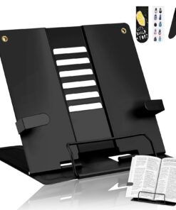 MINISO Faltbarer Buchhalter, Leseständer, Kinder, Verstellbar 6 Stufen, Multifunktionales Metall-Lesegestell, Richtige S