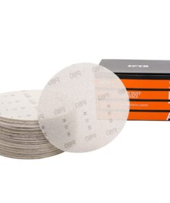 Netz-Schleifscheiben Ø 150 mm Klett, 80/120/180/240/320 Grind, 50 Stück für Staubfreies Schleifen auf Orbitalschleifer