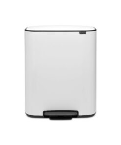 Brabantia Treteimer Bo 2 x 30L Weiss Cradle to Cradle Certified