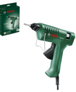Bosch Klebepistole PKP 18 E für Profis: Extralonge Düse, Starkes Schmelzkleben, 240 Volt