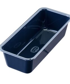Dr. Oetker Kastenform 25 cm Back-Liebe Emaille - Antihaft und allergenfrei - Ideal für Familien - Dunkelblau 25er Kasten