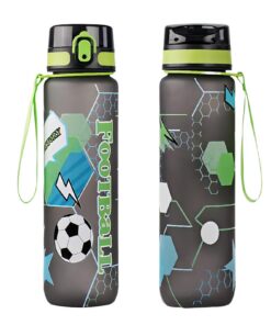 Auslaufsichere Kinder-Trinkflasche 750ml BPA-frei Kohlensäure-geeignet Schule Outdoor