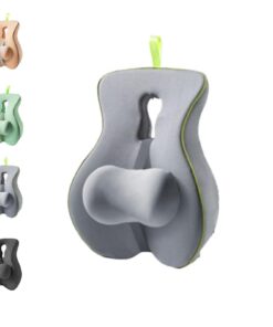 Lumbraze Lordosenstützkissen - Orthopädisches Lendenkissen für Bürophile mit Ergonomischem Design (Grau) Lumbraze Lord
