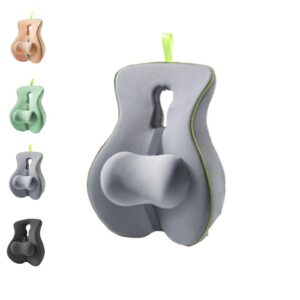 Lumbraze Lordosenstützkissen - Orthopädisches Lendenkissen für Bürophile mit Ergonomischem Design (Grau) Lumbraze Lord