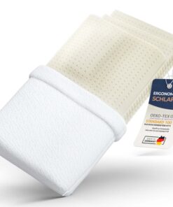 Thomsen® Ergonomisches Nackenstützkissen für Schönschlaf I Flexibel höhenverstellbar Orthopädisches Kissen I 100% Made i
