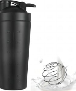 Edelstahl Protein Shaker Flasche 900 ML, Ideal Für Fitnessstudio Und Trainingsergänzungsmittel, Sportfahrer Und Fitness