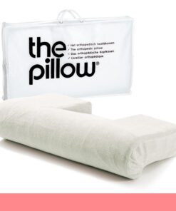 The Pillow Nackenksissen - Orthopädisches Kopfkissen für Seitenschläfer - Hochwertig, 3-Teilig, Mittlerer Halt (54x31x14