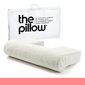 The Pillow Nackenksissen - Orthopädisches Kopfkissen für Seitenschläfer - Hochwertig, 3-Teilig, Mittlerer Halt (54x31x14