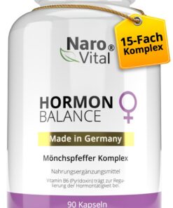 Hormon Balance Frauen Komplex Mönchspfeffer Myo Inositol Yamswurzel Menopause Vegane Kapseln | 90 Stück Agnus Castus