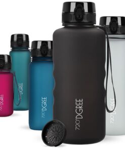 720°DGREE uberBottle Trinkflasche | Sieb | BPA-Frei | Wasserflasche für Sport und Outdoor | ClimatePartner certifiziert