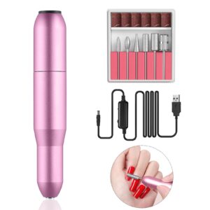 Nagelfräser für Gelnägel 20000 U/Min, verstellbare Geschwindigkeit, Pediküremanikürerset für Anfänger