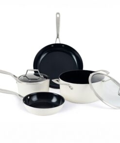 TeChef Keramik Kochgeschirr Set - antihaftbeschichtet, PFASfrei, PTFE und PFOAfrei, für die Küche, 6-teiliges Set