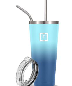 Iron °FLASK Classic Tumbler - Doppelwandig, vakuumisolierter Edelstahl, Thermostable Wasserflasche für Reisen und Sport
