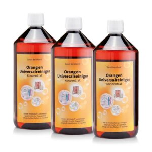 Orangen-Universalreiniger Konzentrat 3er-Packung | Reinigt alle Oberflächen im Haushalt | Superstarkes, herrlich duftend
