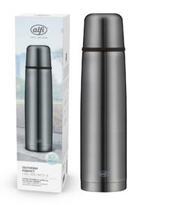 Alfi ISOTHERM PERFECT AV 1,0l - absolut dicht und BPA-frei - für Outdoor-Enthusiast*innen - hält 12 Stunden warm und kal