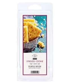 Purple River Duftwachs Streusel Cookie für Duftlampe | 10 Wax Melts Raumduft Aromatherapie | 6h Duftdauer je Wax Melt
