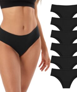INNERSY Baumwoll Unterhosen für Damen Hipster Stillich Komfortabel | INNERSY Mittlerer Taille Baumwoll Unterwäsche für