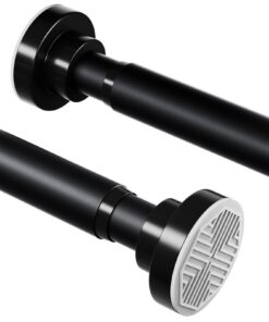 Duschvorhangstange ohne Bohren Edelstahl Rostfrei Verstellbar 70-195cm Teleskopstange Badezimmer