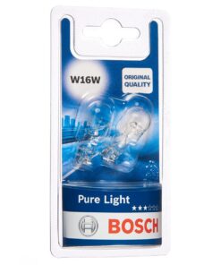 Bosch W16W Pure Light Halogen-Glühlampe für Auto-Scheinwerfer - 12 V 16 W Ersatzlampen 2er-Pack - Hochleistung und Origi