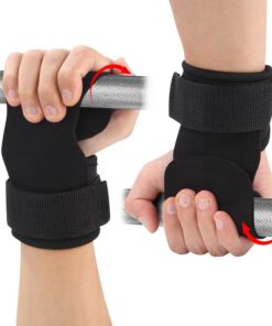 Lifting Straps: Krafttraining mit Gepolsterten Handgelenken, Gleitschutzmatte & Extra Sicherheit für Frauen und Männer b