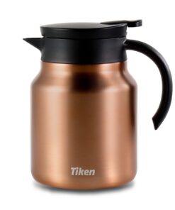 Tiken 1L Thermoskanne aus Doppelwand Edelstahl für Kaffee bei Bedienungsunsicherheitisolierung Quick Tip Verschluss 1L
