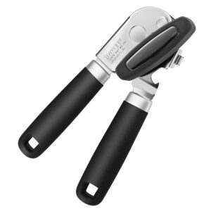UHIYEE Prämieller Dosenöffner Manuell Schwarz Ohne Scharfe Kanten für Outdoor-Use Multifunktionell