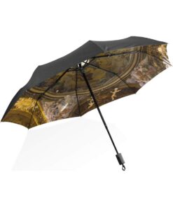 FANTAZIO Reise-Regenschirm Rom Art für Outdooraktivisten | FANTAZIO Reise-Regenschirm Rom Art für Familien mit Kindern