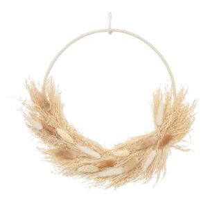 Atmosphera Trockenblumen Kranz - Beige - 34 cm - Zest für dein Zuhause