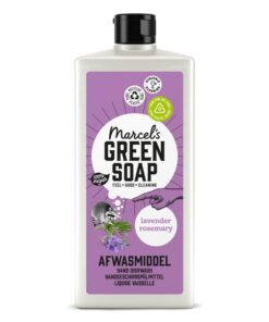Marcel's Green Soap Geschirrspülmittel Lavendel & Rosmarin - Umweltfreundlich, Vegan, 97% Biologisch abbaubar - 500 ml