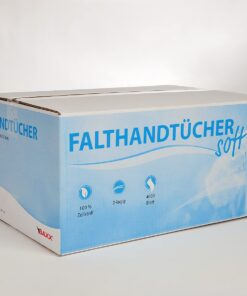 Papierhandtücher 2-lagig hoch weiß für Familie und Freunde beim Baden und Essen im Haus