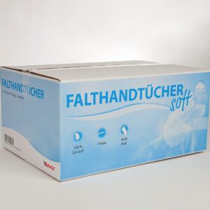 Papierhandtücher 2-lagig hoch weiß für Familie und Freunde beim Baden und Essen im Haus