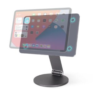 SunFunUSA Verbesserter magnetischer Tablet-Ständer für iPad Pro 12,9 Zoll + 360° verstellbar + Geschäftsleute SunFunUSA