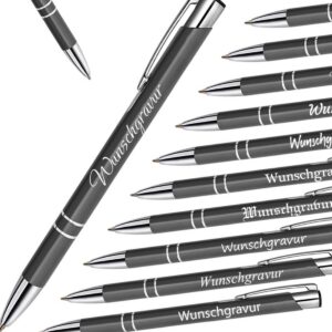 Polar-Effekt Metall Kugelschreiber Mit Gravur - Druckkugelschreiber blauschreibend - Werbekugelschreiber mit Namen