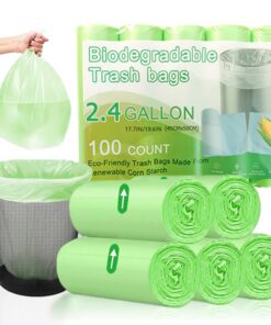 BioMüllbeutel 100 Stück 10L Kompostierbare Müllbeutel Küche Wohnzimmer