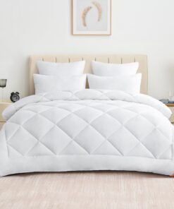 Aisbo Bettdecke 200x220 Ganzjahresdecke für Winter - 300GSM, Warm und bequem, OEKO-TEX Standard 100