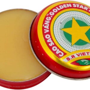 Cao Sao Vang 3 X New Golden Star Balm Vietnam 3g Je each/9g Total (Natural) für natürliche Pflege im gesamten Haushalt