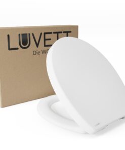LUVETT® WC-Sitz C210 antibakterielles Duroplast, Softclose, Form: Oval | LUVETT® WC-Sitz C210 Absenkautomatik Softclose