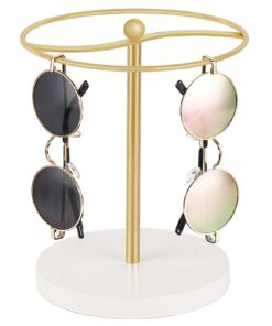 Mkono Mkono Sonnenbrillen-Organizer, bis zu 12 Stellplätze, Gold,-display für Wohnraum, Schreibtisch, Schlafzimmer | Son