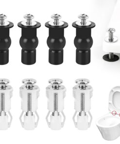 8 Stück WC Deckel Schrauben Sitz, Montage für Toilettensitz, Top Zubehör für Toilette