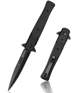 NedFoss MERMAID Klappmesser - Outdoor Survival-Messer mit Liner Lock & Kugellager für Outdoor-Enthusiasten - 9,8cm D2 St