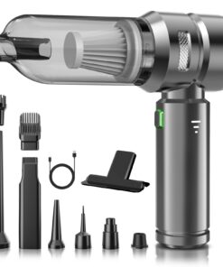 NVKHG 22000Pa Akku Handstaubsauger für Büro, Haus und Küche - Elektrische 3-Gang Bürstenlose Motor Tech - Auto Kabellos