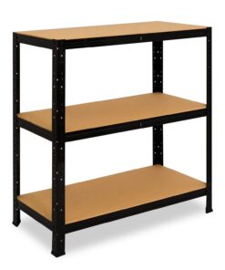 shelfplaza® Schwerlastregal 3 Böden 175kg Tragkraft Haushaltsregal Keller