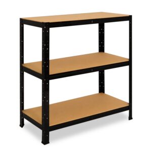 shelfplaza® Schwerlastregal 3 Böden 175kg Tragkraft Haushaltsregal Keller