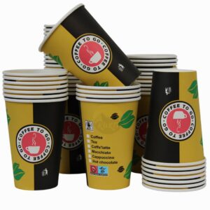 KURTTO - Kaffeetassen To-Go 300ml Auslaufsicher Umweltfreundlich 12oz 1000StCOF300ML