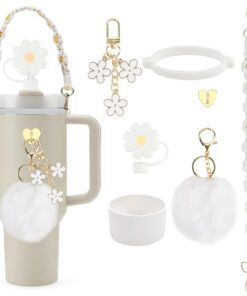 Yozexin Stanley Cup Zubehör Set - perfekt für Cup-Liebhaber - 800ml-1100ml Tumblers - Silikon Stiefel, Wasserflaschengef