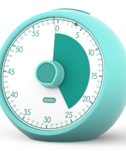 Time Timer Visueller Timer Kinder - Analog Timer für Kinder mit Kurzzeitweckfunktion, ideal für Schule und Classroom - h