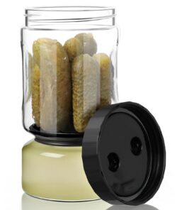 VINATO 930 ml Fermentierglas mit Umkehrsystem & Sieb - Luftdicht BPA-Frei für Kimchi & Sauerkraut